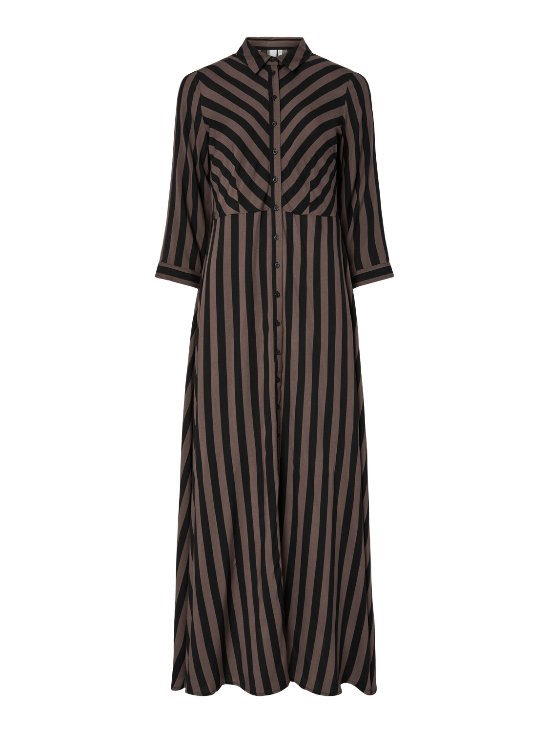 YASSAVANNA Long Dress - Chocolate Brown - VERO MODA & VILA Bergvik